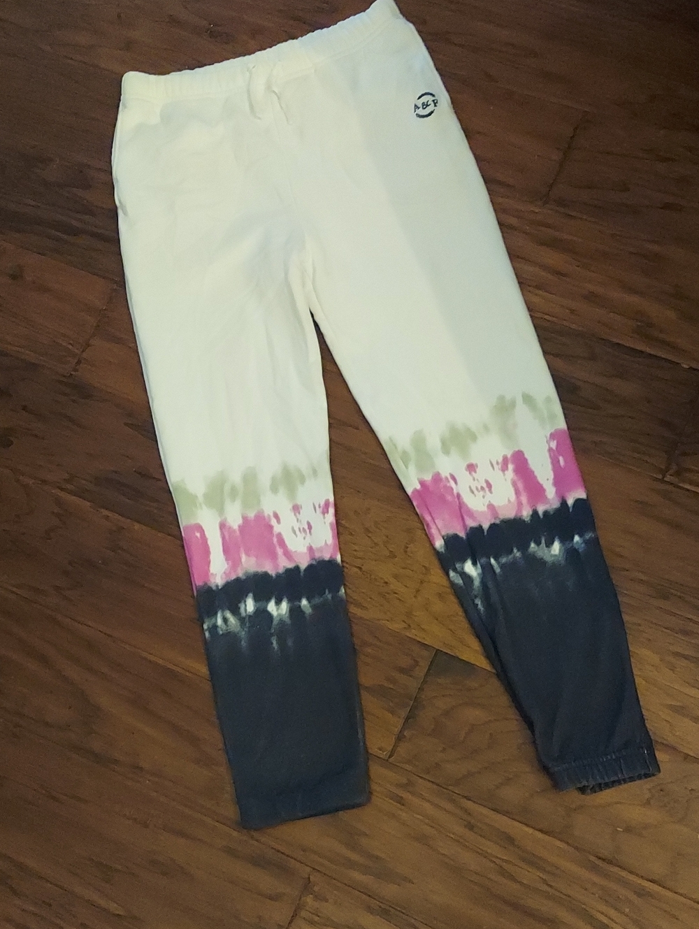 Abercrombie Kids Girls Sweatpants Joggers 13 14 Tie Dye